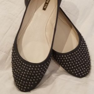 All Black flats